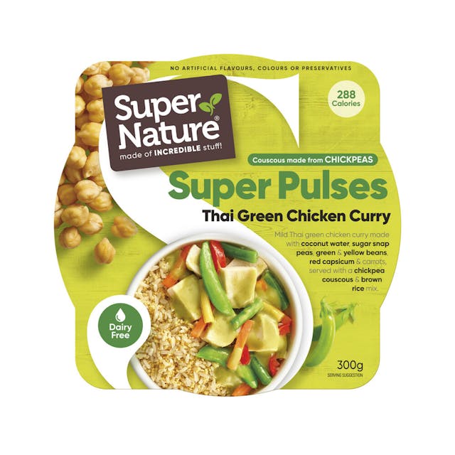Frozen Dairy Free Super Pulses Thai Green Chicken Curry