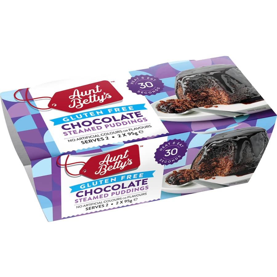 Aunt Bettys Gluten Free Steamed Pudding Chocolate