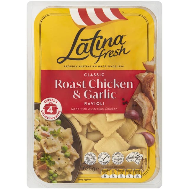 Latina Fresh Roast Chicken & Garlic Ravioli