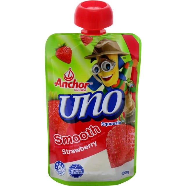 Anchor Uno Yoghurt Pouch Strawberry
