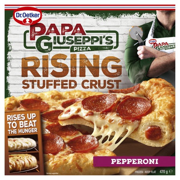Frozen Papa Giuseppi's Rising Stuffed Crust Pepperoni Pizza