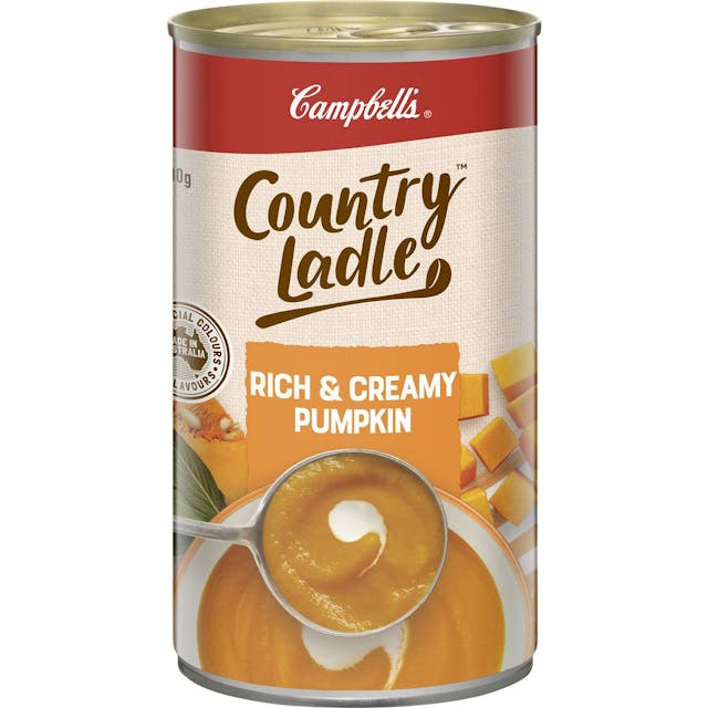 Campbell's Country Ladle Soup Rich & Creamy Pumpkin