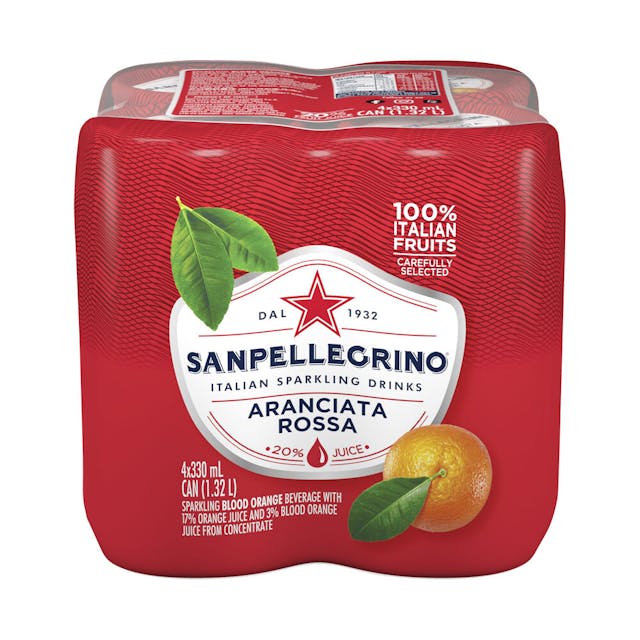 Aranciata Rossa Drink Cans