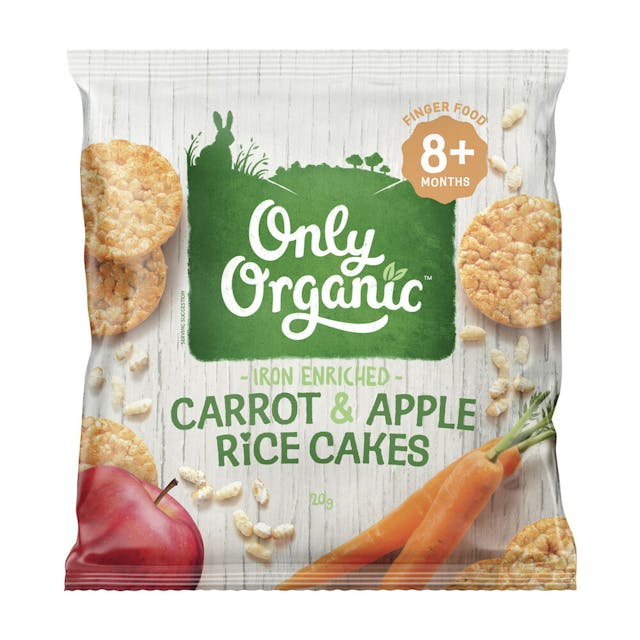 Carrot Apple Rice Cakes