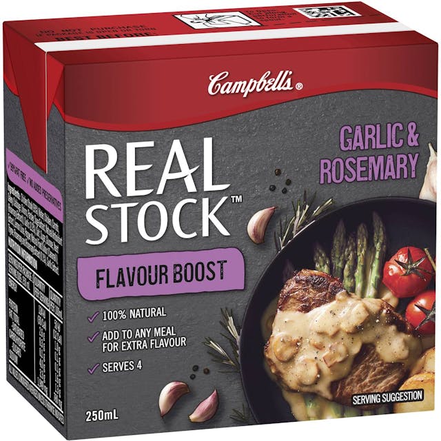 Campbell's Real Stock Flavour Boost Garlic & Rosemary