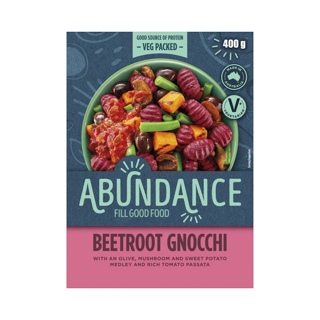 Abundance Beetroot Gnocchi