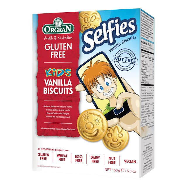 Kids Selfies Vanilla Biscuits