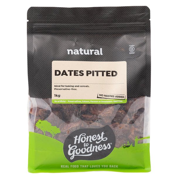 Honest To Goodness Dates Pitted Sulphur Free