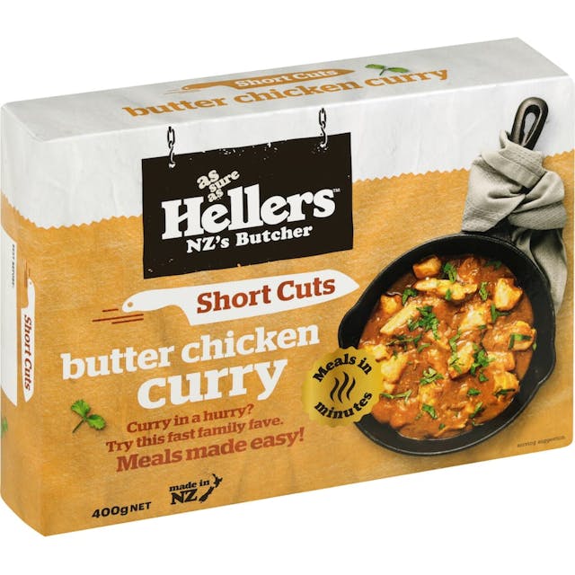 Hellers Short Cuts Chilled Meal Butter Chicken Curry