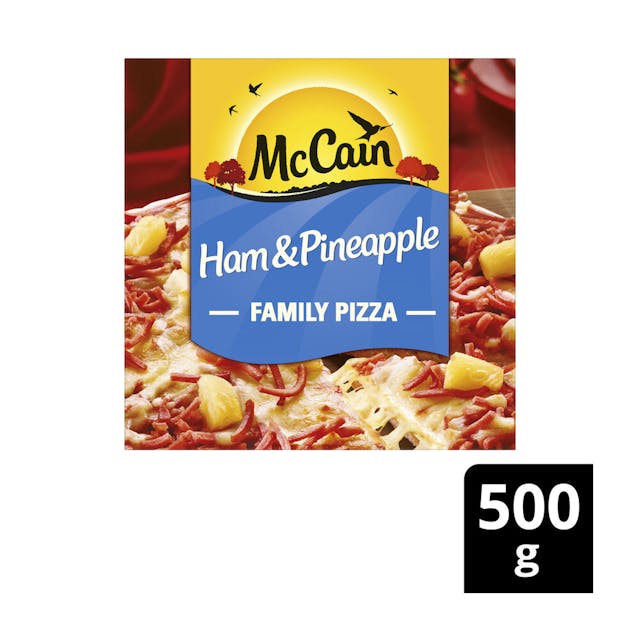 Frozen Ham & Pineapple Family Pizza