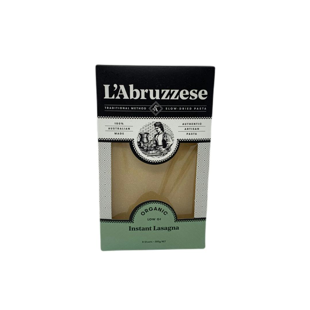 L'Abruzzese Organic Instant Wheat Lasagna Sheets 200g