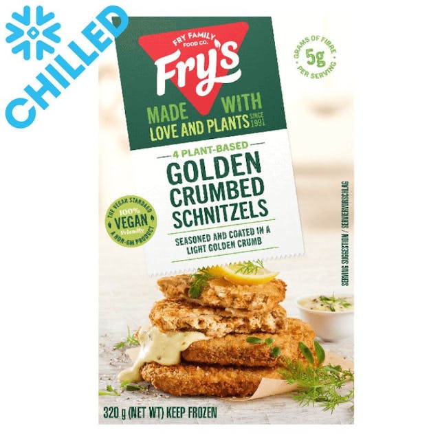 Fry's Golden Crumbed Vegan Schnitzels