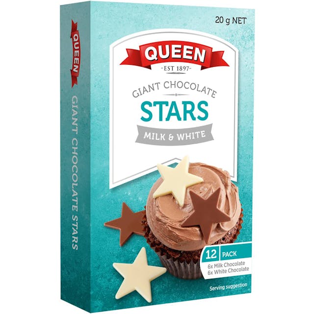 Dr. Oetker Edible Decorations Giant Chocolate Stars