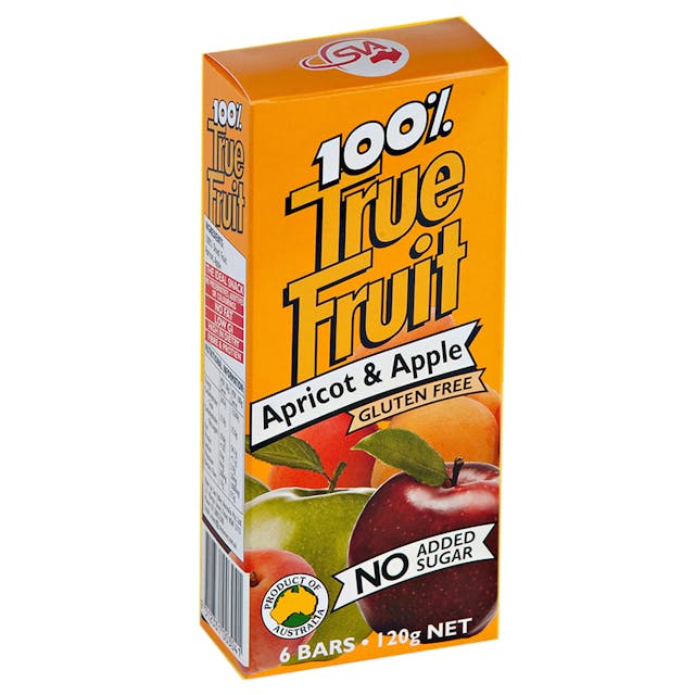 100% True Fruit Strips Apricot & Apple