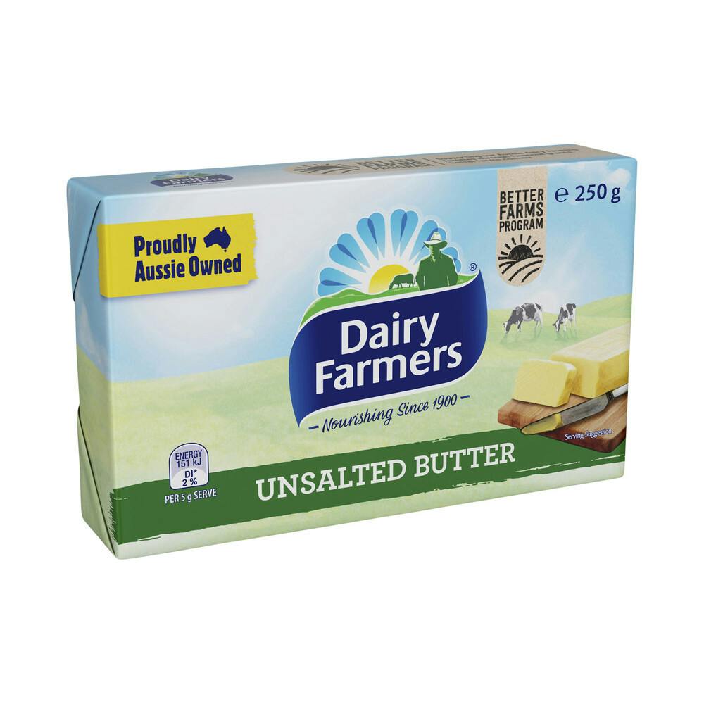 Dairy Farmers Unsalted Butter Block
