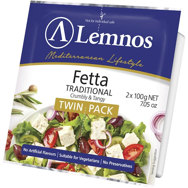 Lemnos Traditional Cheese Fetta Twin Pack