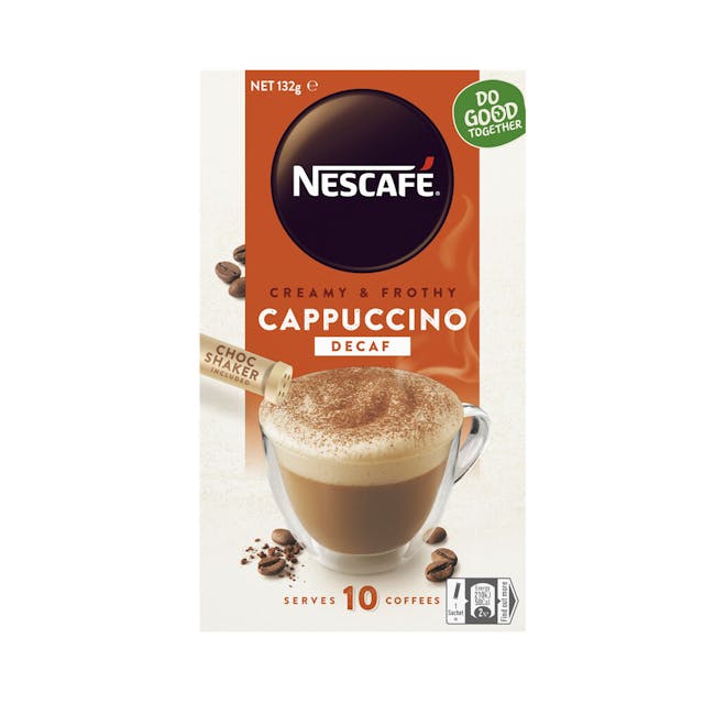 Decaf Cappuccino Coffee Sachets