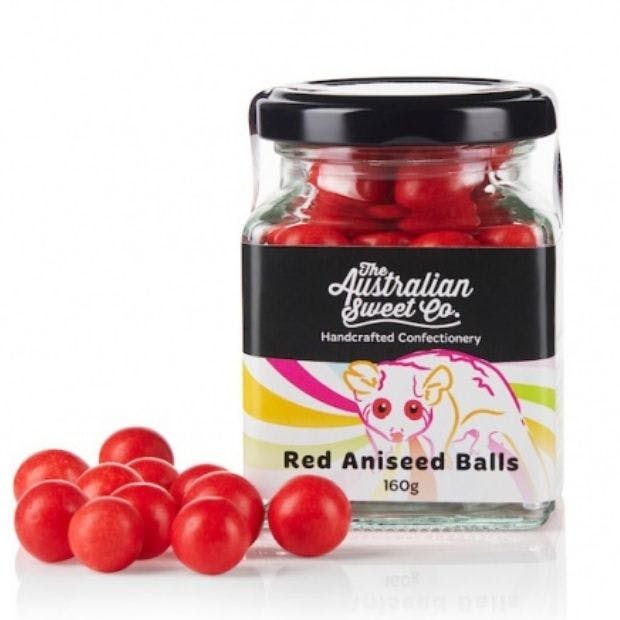Australian Sweet Co Aniseed Balls Red