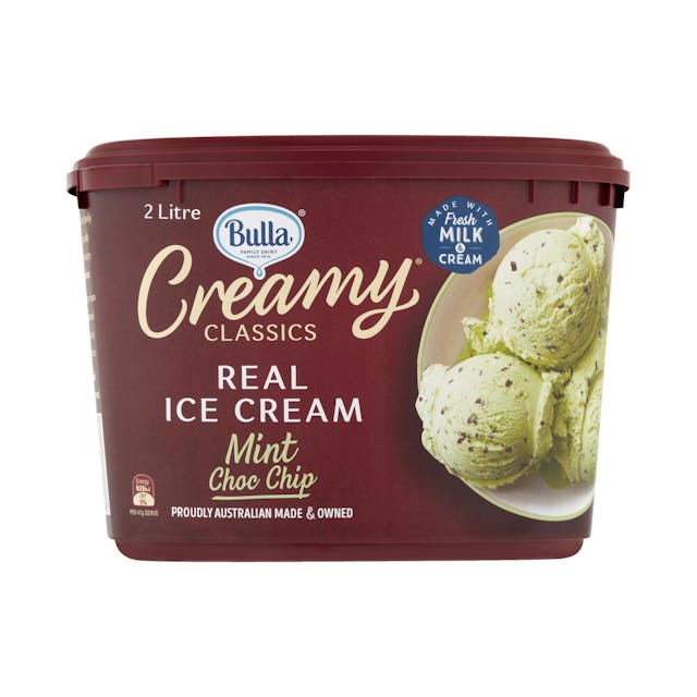 Creamy Classics Mint Choc Chip Ice Cream Tub