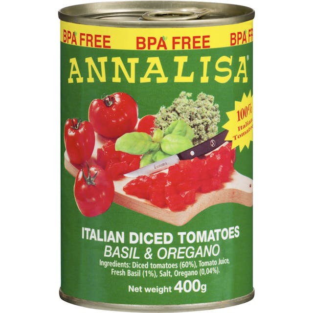 Annalisa Diced Tomatoes Basil & Oregano
