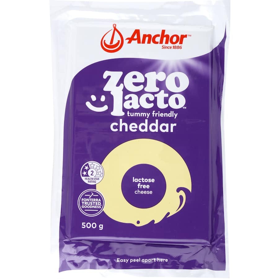 Anchor Zero Lacto Cheese Block Lactose Free