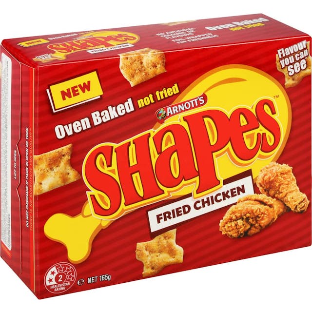 Arnotts Shapes Crackers Fried Chicken