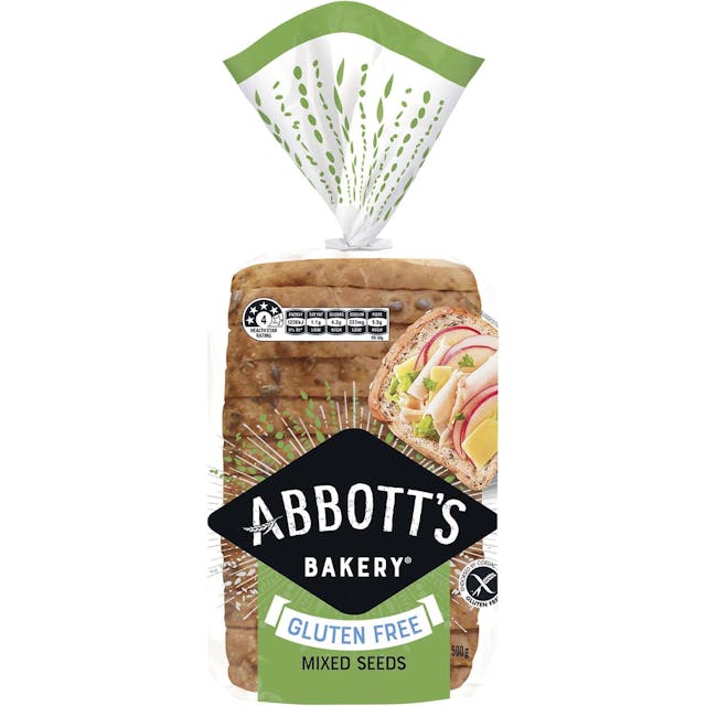 Abbott's Bakery Gluten Free Mixed Seeds Sandwich Slice Bread Loaf