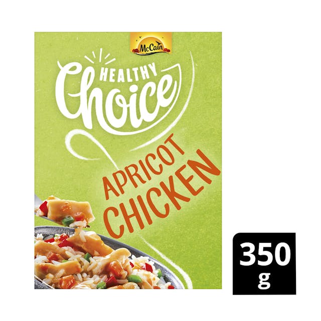 Frozen Healthy Choice Apricot Chicken With Steamed Rice