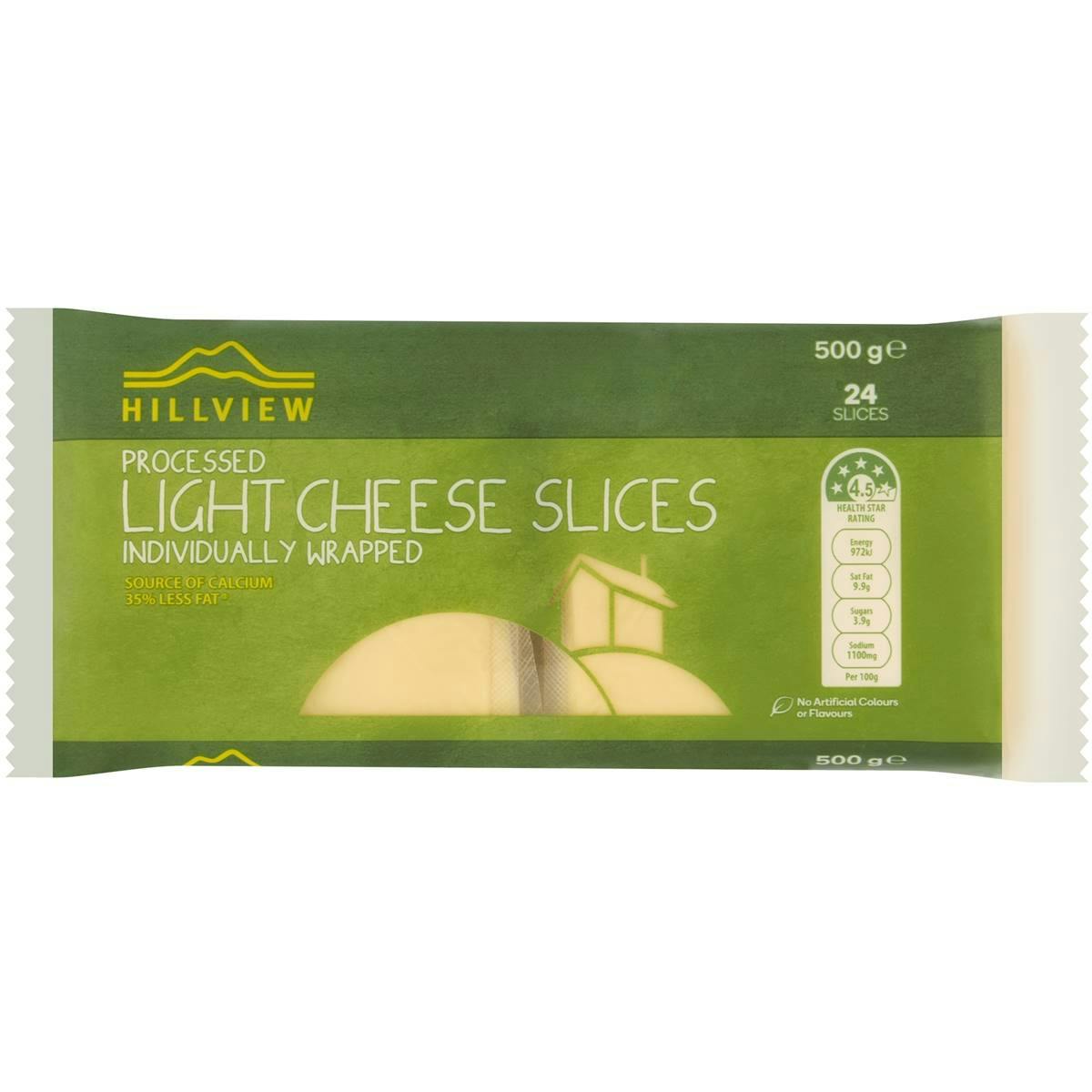 Hillview Light Cheese Slices
