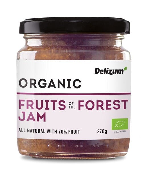 Delizum Organic Fruits of the Forest Jam