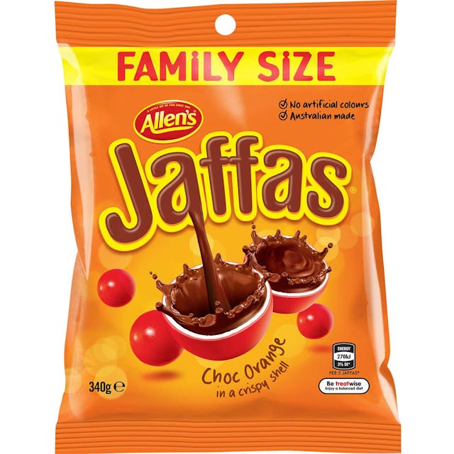 Allen's Jaffas Chocolate Value Bag