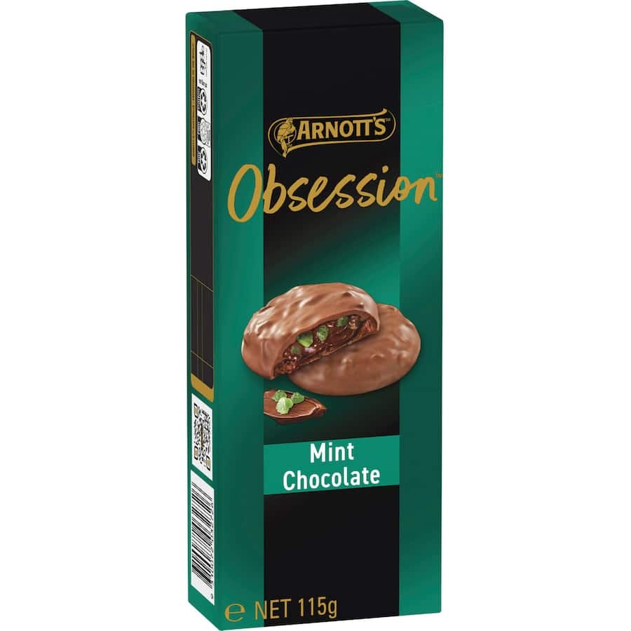 Arnotts Obsession Chocolate Biscuits Mint Chocolate