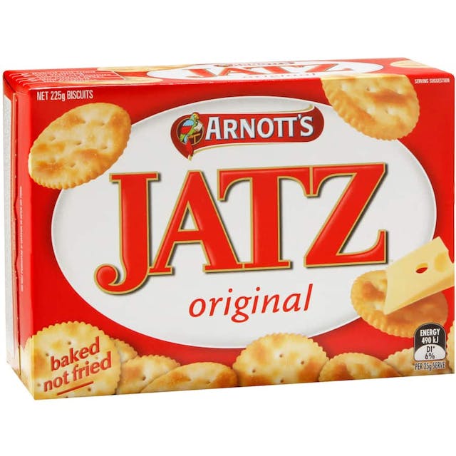 Arnotts Jatz Crackers Original