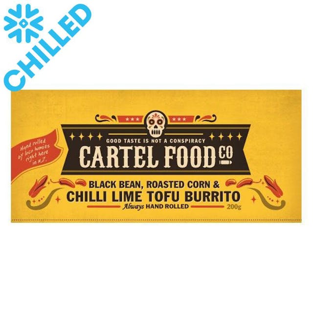Cartel Food Co. Chilli Lime Tofu Burrito