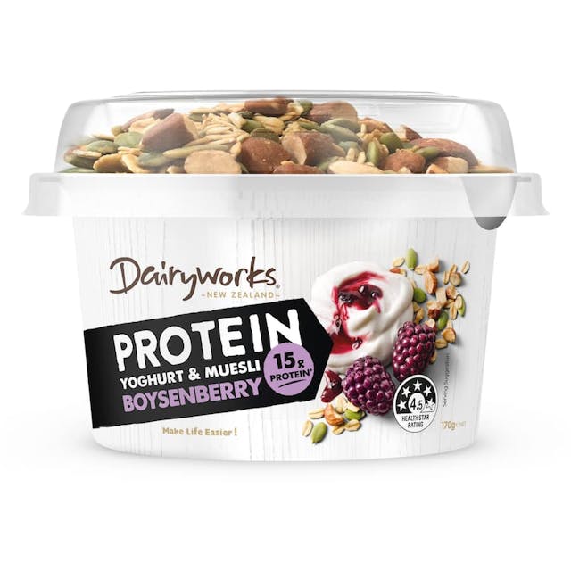 Dairyworks Yoghurt & Muesli Boysenberry