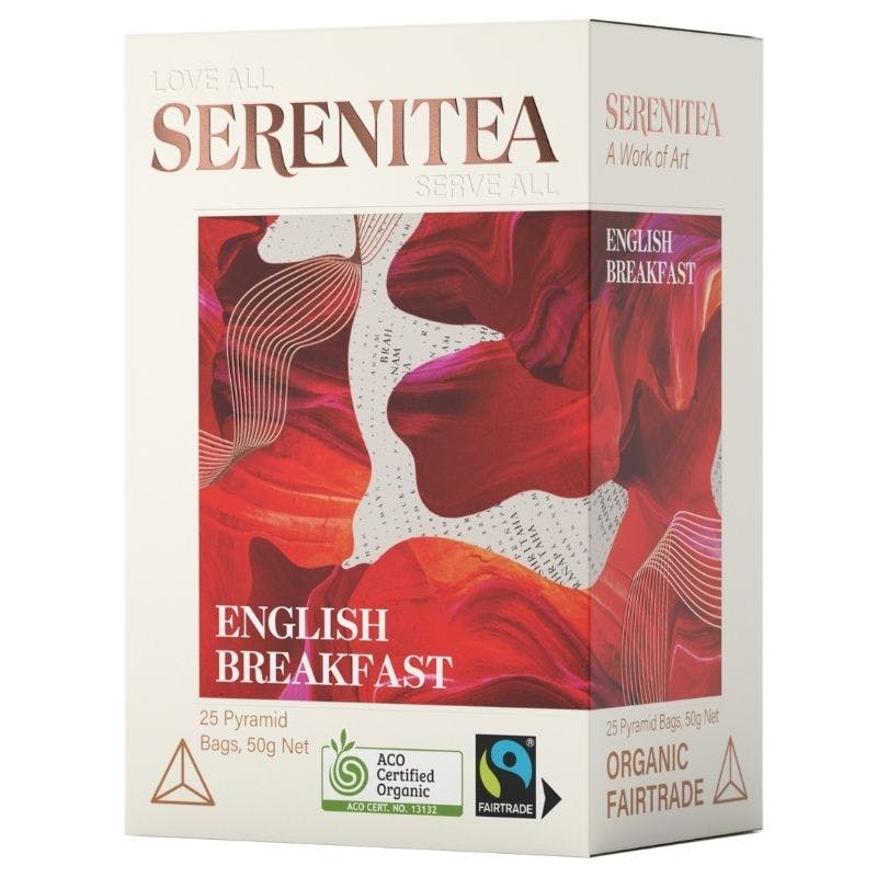 SereniTEA English Breakfast (25 Pyramid Tea Bags)