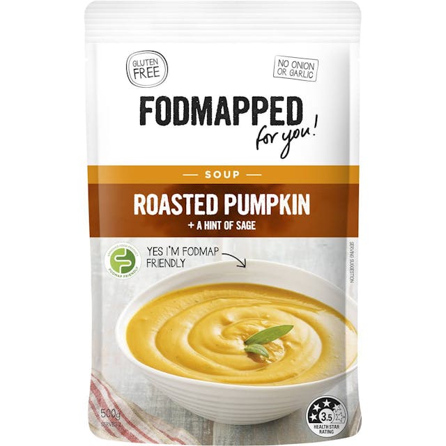 Fodmapped Roasted Pumpkin & Sage Soup