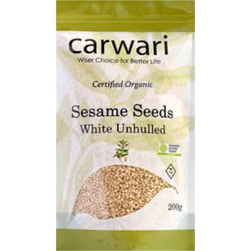 CARWARI:CAR Sesame Seeds White Unhulled 200