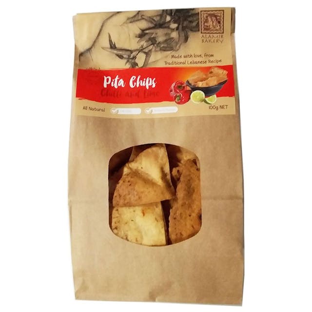 Alamir Pita Chips - Chilli & Lime