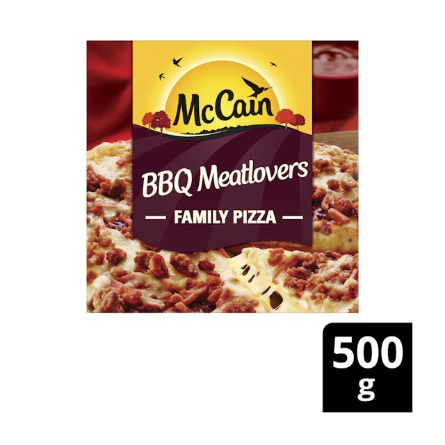 Frozen BBQ Meatlovers Family Pizza