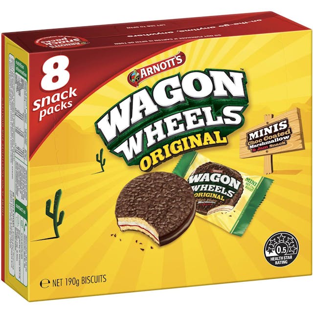 Arnott's Wagon Wheels Original Biscuits Mini