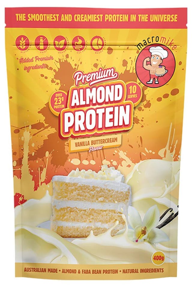 Vanilla Buttercream Premium Almond Protein