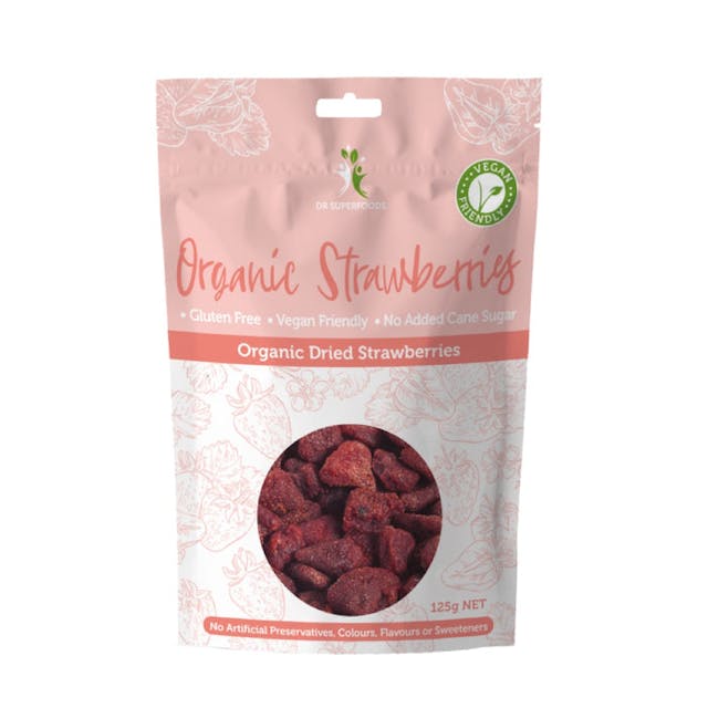 Dr Superfoods Dried Strawberries Organic