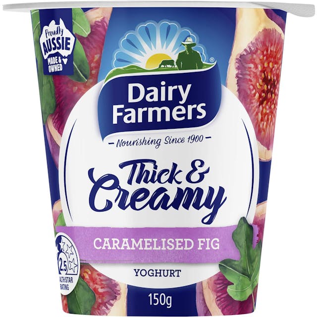 Dairy Farmers Thick & Creamy Caramelised Fig Yoghurt