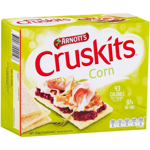 Arnotts Cruskits Crispbread Corn