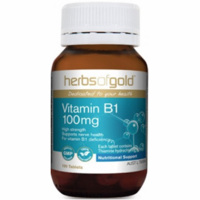 Herbs of Gold Vitamin B1 100mg 100tabs