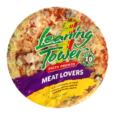 Leaning Tower Meat Lovers Pizza Pronto