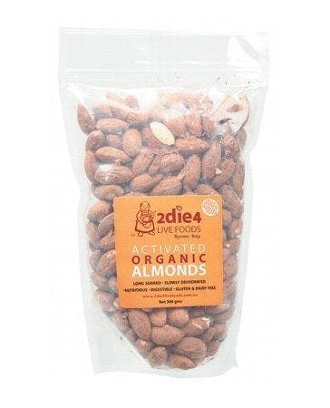 2Die4 Live Foods Activated Organic  Almonds BULK