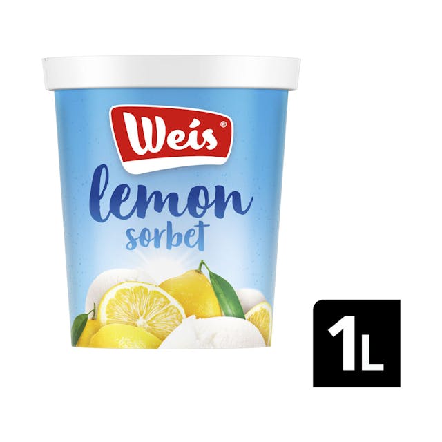 Frozen Ice Lemon Sorbet