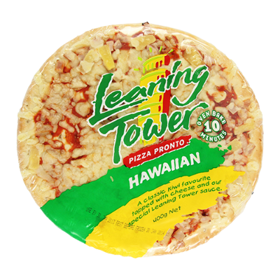 Leaning Tower Hawaiian Pizza Pronto